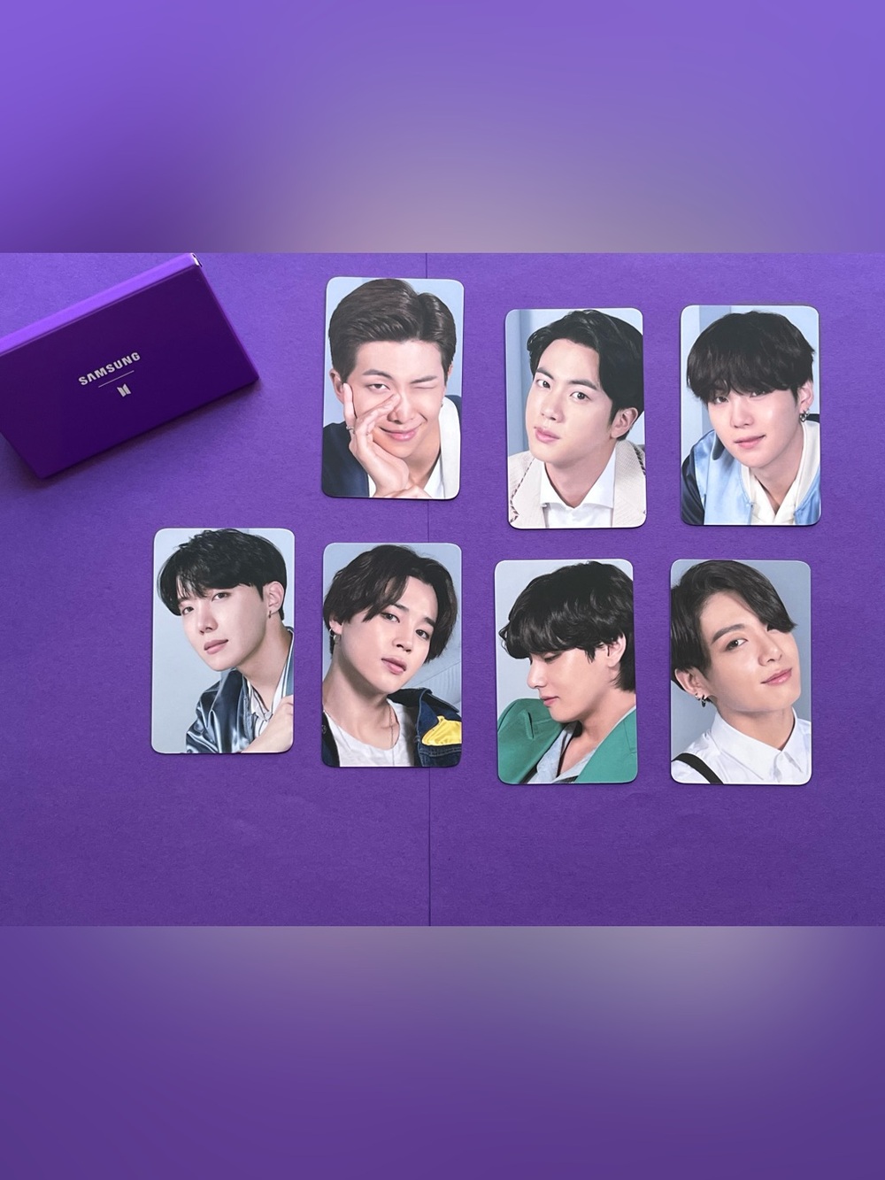 BTS Samsung Galaxy S20 Photo Card 7 Member Full Set